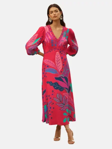 Love & roses Rochie / verde / roz / purpuriu albastru