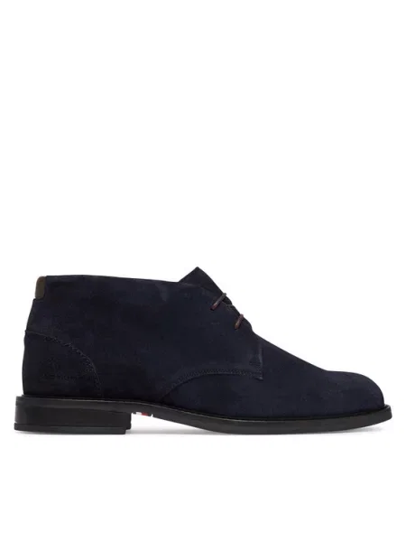 Botine Tommy Hilfiger din piele de căprioară