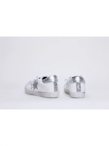 Sneakersy 2star skórzane białe