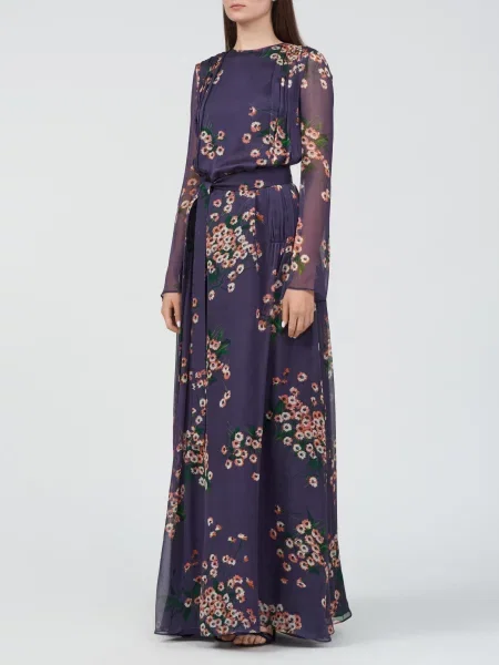 Платье Rochas фиолетовое