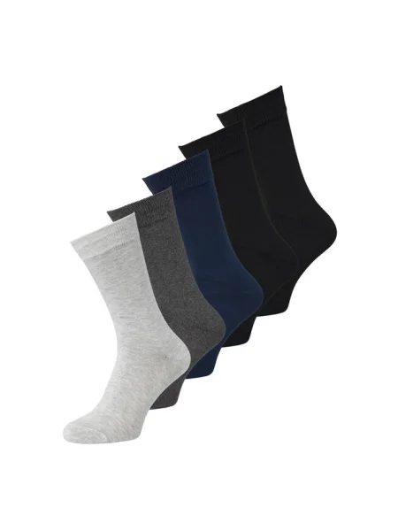 JACK & JONES Șosete bleumarin / gri negru