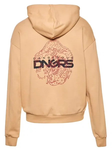 Dangerous DNGRS Tréning póló Brave bézs / piros fekete
