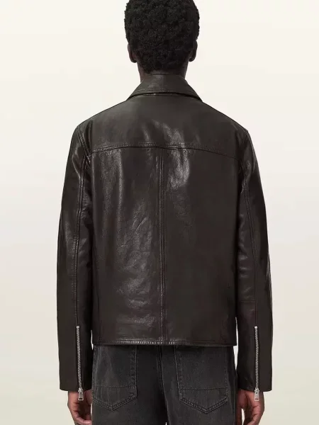AllSaints демісезонна куртка шкіряна TUNE