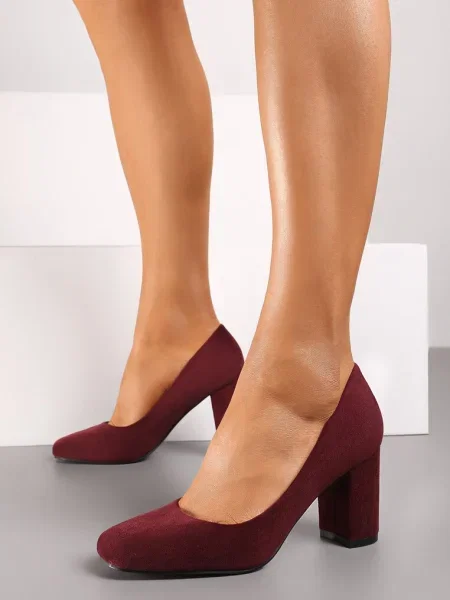 Pantofi cu Maicie bordo