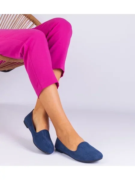 Balerinke D/ceo iz semiša modra