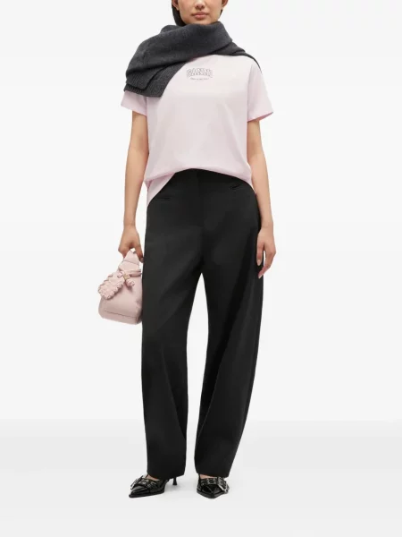 Tricou Ganni roz