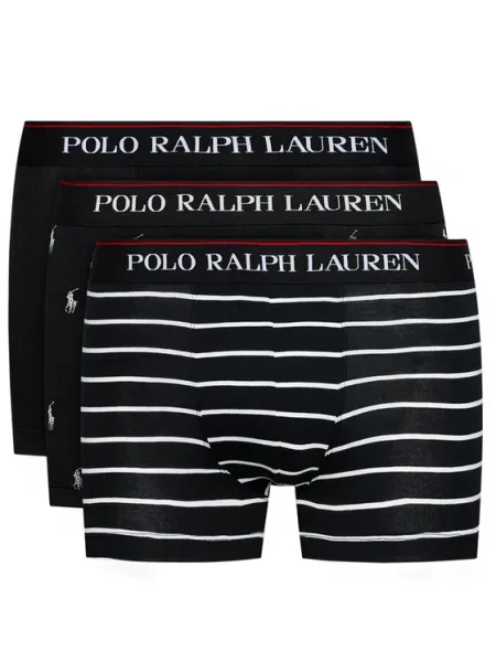 Polo Ralph Lauren Set 3 perechi de boxeri negru