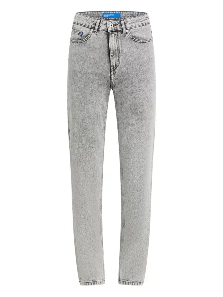 Mom džínsy Karl Lagerfeld Jeans sivá