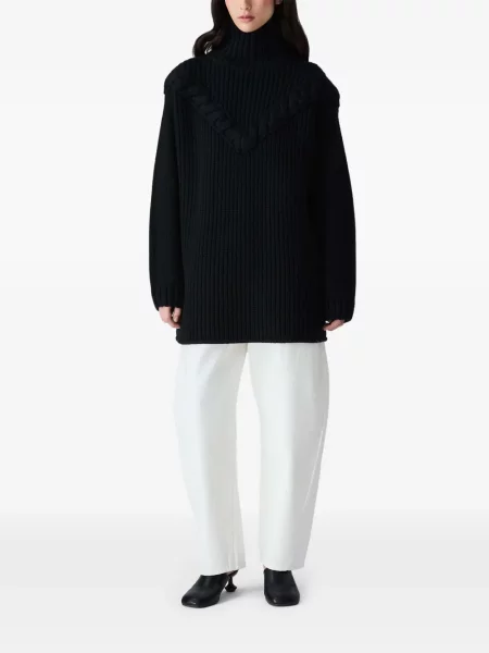 Pulover Vera Wang de lână negru