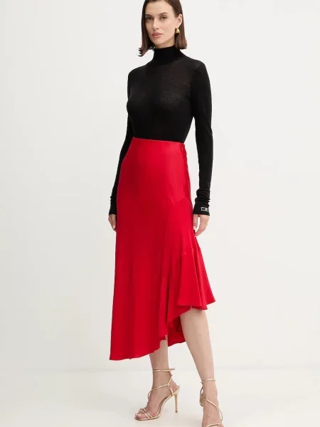 Спідниця Twinset midi пряма червоний