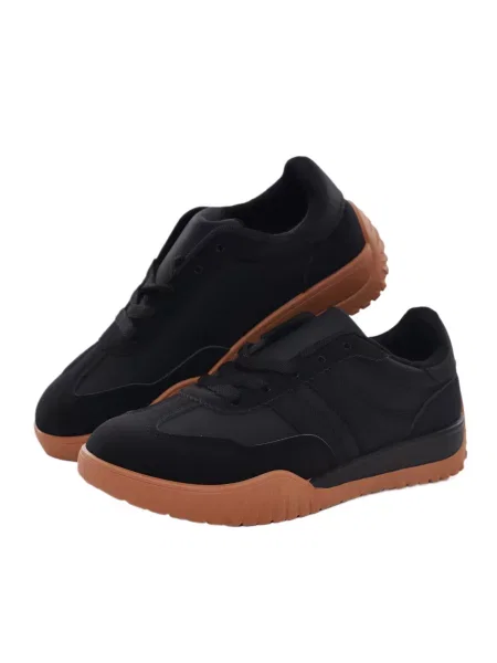 Кожаные кеды Stream черные