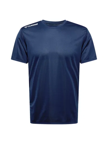 Hummel Tricou funcțional bleumarin / murdar alb