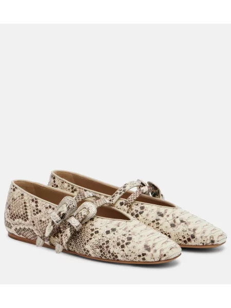 Кожени класически полуотворени обувки Le Monde Beryl кафяво