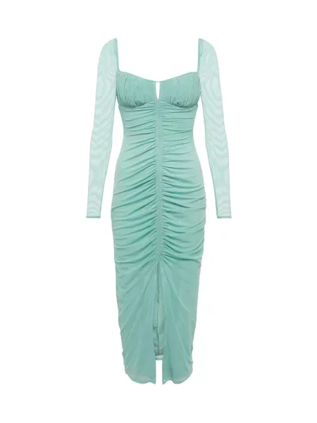 Rochie midi Self-portrait până la genunchi de costum verde