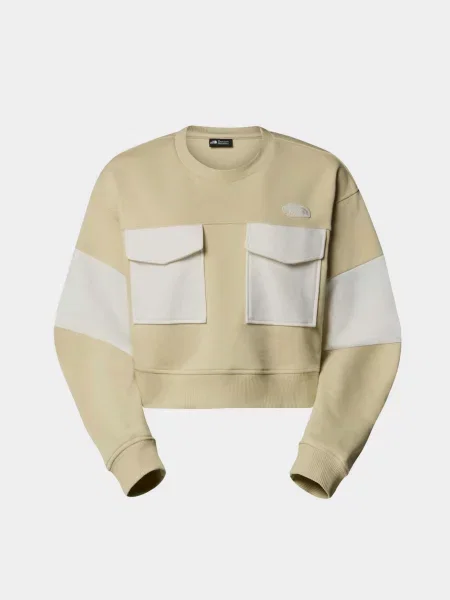 Світшот The North Face Terry бавовна/поліестер бежевий