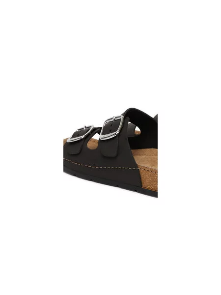 Papucs Scholl Bora 2 Buckles fekete