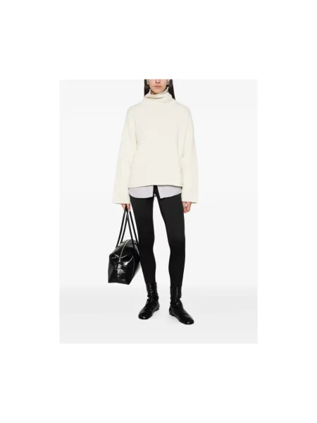 Sweter Almada wełniany biały