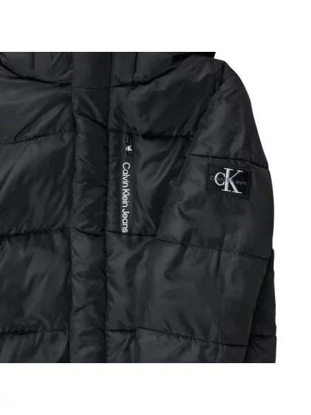 Calvin Klein Prošívaná Bunda černá