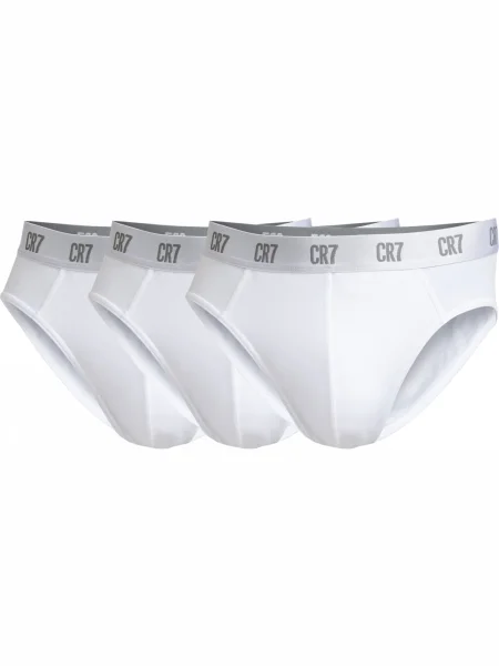 Pánske boxerky Basic Brief 3 páry white biela