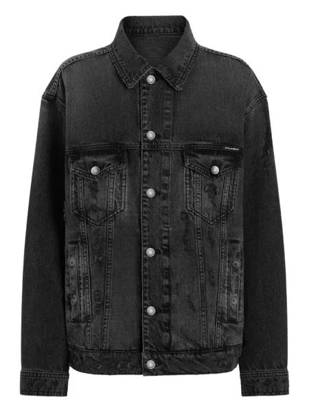 Geacă de blugi Dolce & Gabbana negru