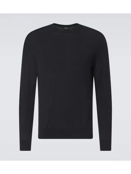 Pulover Zegna de lână negru