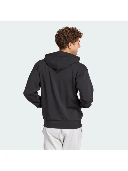 Bluza z kapturem Essentials Feelcozy French Terry biała
