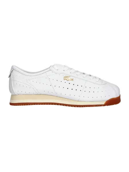 Sneakersy Lacoste skórzane białe