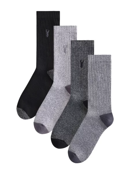 Next Șosete gri / gri deschis / gri închis negru