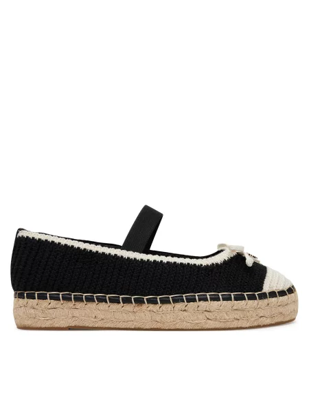 Espadrile Guess FLJJON črna