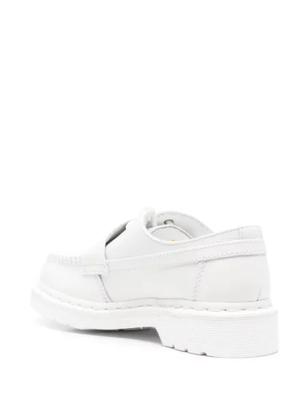 Bőr loafer Dr. Martens fehér
