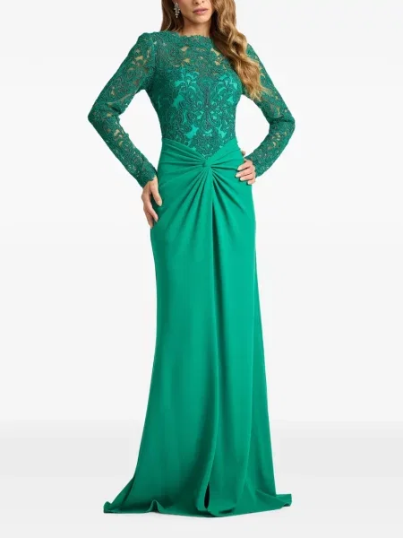 Rochie Tadashi Shoji din dantelă verde