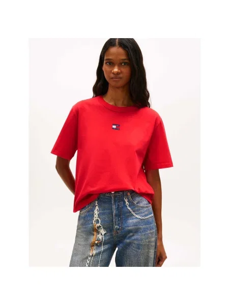 Tricou Tommy Jeans roșu