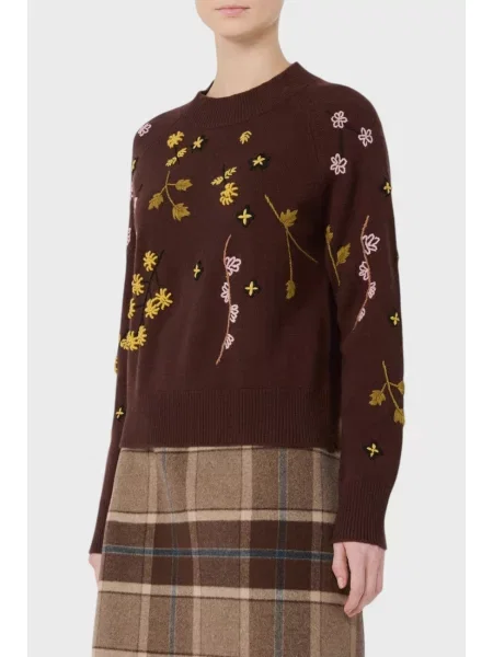 Светр Weekend Max Mara коричневий