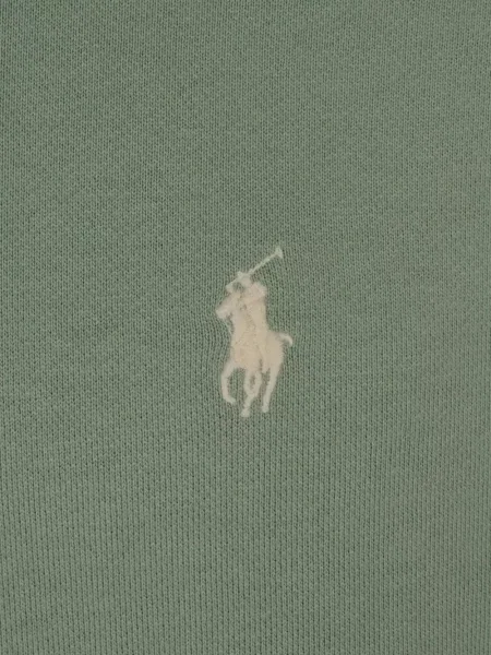 Kordbársony csíkos pólóing Polo Ralph Lauren autogrammal zöld