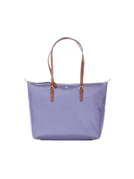 Lauren Ralph Lauren Torebka shopper niebieska
