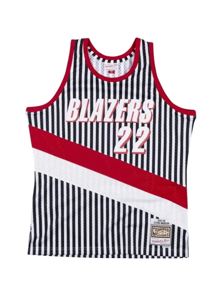 Vestă Mitchell & Ness cu dungi negru