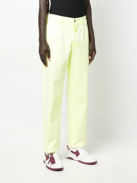 Pantaloni Palm Angels galben
