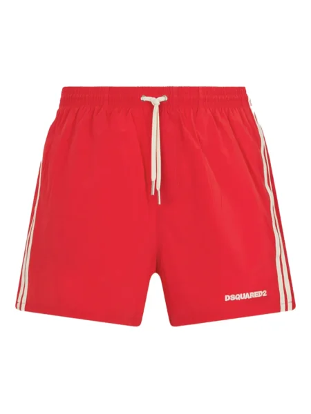 Slip de baie Dsquared2 cu imagine roșu