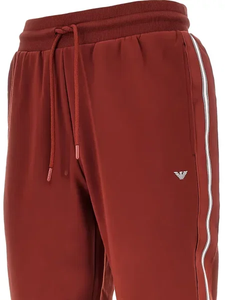 Spodnie Ea7 Emporio Armani czerwone
