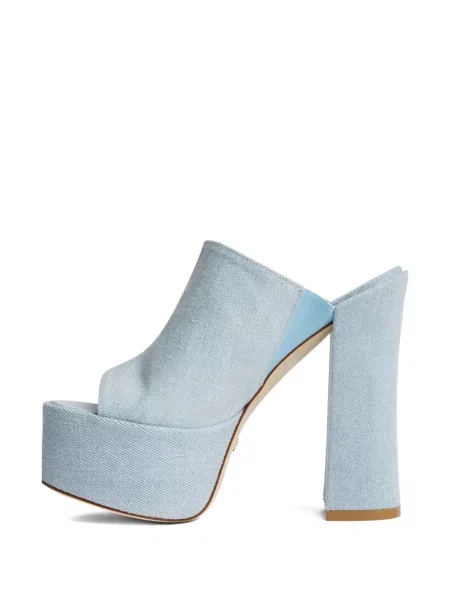 Sandale Stuart Weitzman cu platformă albastru