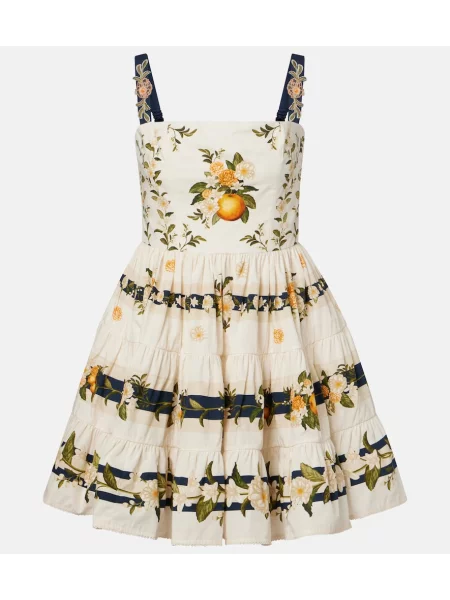 Rochie Agua By Agua Bendita cu model floral alb