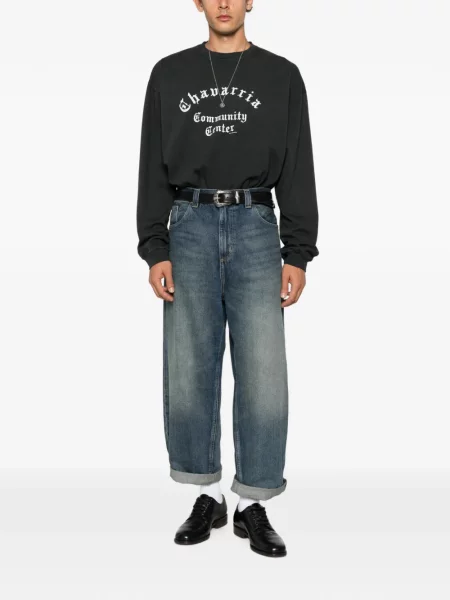 Lung tricou Willy Chavarria negru