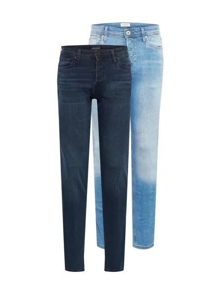 JACK & JONES Džíny JJIGlenn JJOriginal džínovina / tmavě modrá