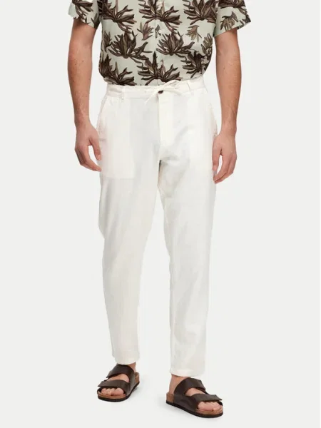 SELECTED HOMME Nohavice Brody' biela