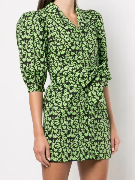 Rochie Lhd cu imagine de costum verde