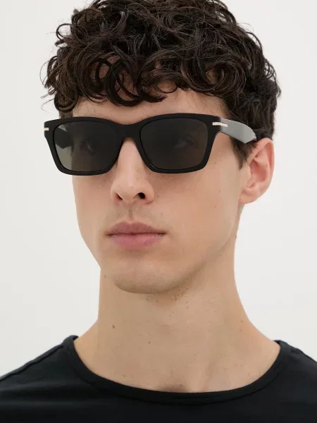 BOSS ochelari de soare pentru bărbați negru