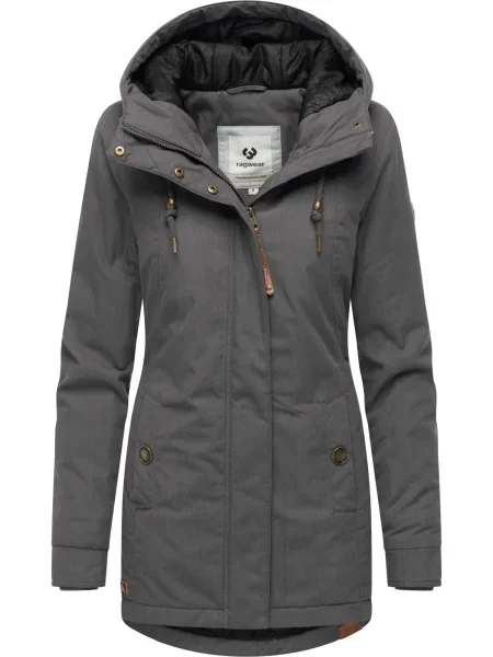 Ragwear Zimska jakna Monadena kameno siva