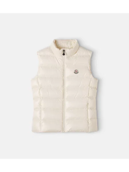 Pūkinė liemenė Moncler Enfant balta