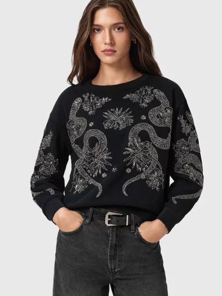AllSaints pulover negru