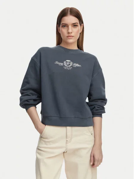 Tommy Hilfiger ženska dukserica od pamuka plava